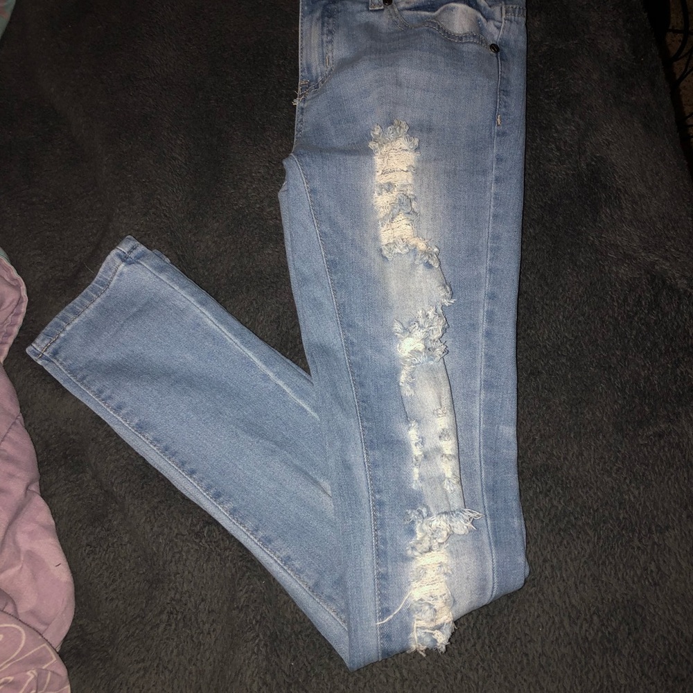 Charlotte Russe ripped jeans